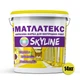 Краска акриловая водно-дисперсионная Матлатекс SkyLine 14 кг - изображение 2