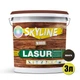 Лазур декоративно-захисний для обробки дерева SkyLine LASUR Wood Венге 3л - зображення 2