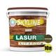 Лазур декоративно-захисний для обробки дерева SkyLine LASUR Wood Палісандр 10л - зображення 2