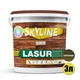 Лазур декоративно-захисний для обробки дерева SkyLine LASUR Wood Палісандр 3л - зображення 2