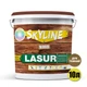 Лазурь декоративно-защитная для обработки дерева LASUR Wood SkyLine Дуб темный 10л - изображение 2