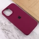 Чохол для смартфона Silicone Full Case AA Open Cam for Apple iPhone 15 Pro Max 35,Maroon (FullOpeAAi15PM-35) - изображение 4