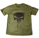 Футболка тактична СооlMax Skull XL OLIVE - зображення 4