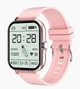 Смарт часы GLOBEX Smart Watch фитнес браслет с силиконовым ремешком Bluetooth Pink - изображение 3
