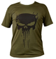 Футболка тактична СoolMax Skull L OLIVE - зображення 1