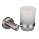Стакан для зубных щеток подвесной GLOBUS LUX SS 8409 хром стекло 000018155 - изображение 1