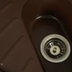 Мойка для кухни PLATINUM гранитная 9250UW LARGO 920x500мм угловая врезная без сифона на полторы чаши коричневая PLS-A24912 - изображение 4