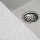 Мойка для кухни PLATINUM гранитная 9950 PANDORA 990x500мм угловая врезная без сифона на полторы чаши белая PLS-A25192 - изображение 5