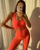 Безшовний спортивний комплект Formactive L/XL оранжевий - зображення 1
