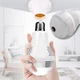 Панорамная потолочная камера видеонаблюдения Лампочка IP WiFi UTM 1080 P-2MP-360° с удаленным доступом Белая - изображение 3