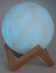 3D нічник світильник місяць Moon Lamp різнокольоровий реалістичний з пультом дистанційного керування з підзарядкою - зображення 6