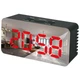 Годинник настільний LED DS-3658L з червоним підсвічуванням black - зображення 1