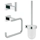 Набор аксессуаров для ванной комнаты GROHE Essentials Cube хром 40757001 - изображение 1