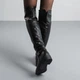 Ботфорты женские зимние Fashion Arabella 3855 37 размер 24 см Черный 4432443 - изображение 7