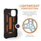 Чохол мілітарі протиударний UAG Pathfinder (Original) 112347119797 для Iphone 12 Mini (5.4") Orange - зображення 5