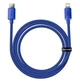 Кабель Baseus crystal shine series fast charging data cable USB Type C to Lightning 20W 1.2m blue (CAJY000203) - зображення 4