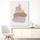 Картина Холстович Pebble Stack 90x120 см. Интерьерная картина в стиле минимализм для офиса, гостиной, спальни, кухни - изображение 3