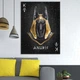 Картина Холстович Anubis 30x40 см. Картина з давньоєгипетським Богом для офісу, вітальні, спальні, кухні, інтер'єру - зображення 3