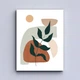Модульная картина Холстович Plants and Shapes 90х40 см. Интерьерная картина абстракция для гостиной, спальни, кухни, офиса - изображение 5