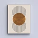 Модульна картина Холстович Lines and Circles 225х100 см. Картина абстракція в пастельних тонах для вітальні, спальні, кухні, офісу, інтер'єру - зображення 6