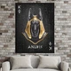 Картина Холстович Anubis 75x100 см. Картина з давньоєгипетським Богом для офісу, вітальні, спальні, кухні, інтер'єру - зображення 4