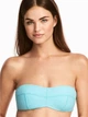 Верхняя часть купальника женская H&M 4788088dlog 42 Бирюзовая (PS2030000227822) - изображение 1