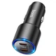 Автомобильное зарядное устройство в прикуриватель Hoco NZ3 Clear Way |2Type-C, 40W/3A, PD/QC| с кабелем Lightning 1м Black - изображение 9