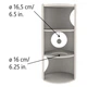 Ігровий комплекс Trixie Cat Tower 36 х 70 см Бежевий - изображение 4