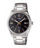 Мужские наручные часы Casio Standard MTP-1302PD-1A2VEF Серебро\черный с золотом экран - изображение 1