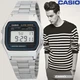 Наручний годинник з підсвічуванням CASIO A168WA-1W Срібло - зображення 2