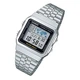 Мужские наручные часы CASIO A500WA-1 с подсветкой Серебро\белый экран - изображение 4