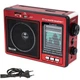 Портативний радіоприймач Golon RX-006 AM/SW/FM з можливістю відтворення USB/microCD Red - зображення 1
