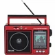 Портативний радіоприймач Golon RX-006 AM/SW/FM з можливістю відтворення USB/microCD Red - зображення 2