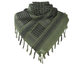 Платок шарф арафатка, шемаг, куфия 110см - Black/Green - изображение 3