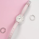 Класичний жіночий годинник Casio LQ-139L-4B1DF Білий з рожевим - зображення 3