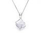Срібний комплект Spark зі Swarovski Cube WKJ48418C - зображення 2