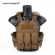 Плитоноска-тактический быстросъемный военный жилет Emersongear Quick Release 094K style Plate Carrier Койот EM7405CB - изображение 1