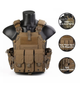 Плитоноска-тактический быстросъемный военный жилет Emersongear Quick Release 094K style Plate Carrier Койот EM7405CB - изображение 5