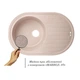 Кухонная мойка Lidz 780x500/200 MAR-07 (LIDZMAR07780500200) - изображение 12