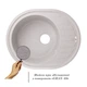 Кухонная мойка Lidz 620x500/200 GRA-09 (LIDZGRA09615500200) - изображение 11