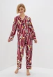 Пижамный комплект Fable & Eve Marylebone 1596 16/XL Полосатый с цветочным принтом (5051877375352) - изображение 3