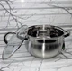 Кастрюля Edenberg из нержавеющей стали с крышкой 3.7 л EB-3725 - изображение 4