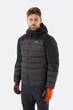Пуховик Rab Infinity Alpine Down Jacket L Чорний-Сірий - зображення 1