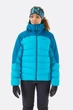 Пуховик женский Rab Infinity Alpine Down Jacket Womens 10 Бірюзовий - изображение 1