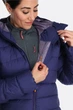 Пуховик женский Rab Infinity Alpine Down Jacket Womens 10 Бірюзовий - изображение 5