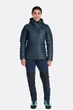 Пуховик женский Rab Microlight Alpine Long Jacket Womens 16 Темно-Серый - изображение 5