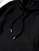 Женский теплый худи на флисе с принтом на спине STI244 Oversize 42/48 цвет черный - изображение 3