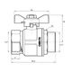 Кран шаровой Icma 1/2" прямой №351 - изображение 8