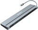 Мультипортова док-станція Canyon DS-90 USB-C 14-в-1 Dark grey (CNS-HDS90) - зображення 5