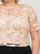 Літня блузка Quiz LPB050719-14 XL (64528XL) Пудра - зображення 4